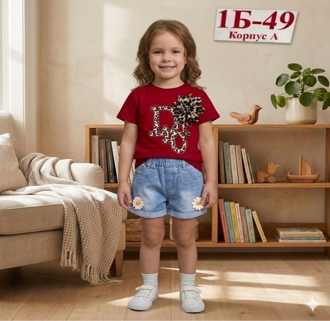 футболки для девочек,ребенок,одежда для девочек,,шорты для девочек