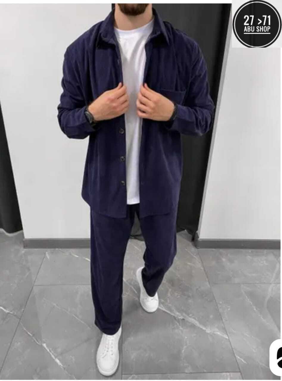 костюм двойка для мужчин вельвет,классический вельветовый костюм свободного,костюм вельветовый с рубашкой и брюками zakiya shop,костюм мужской вельветовый