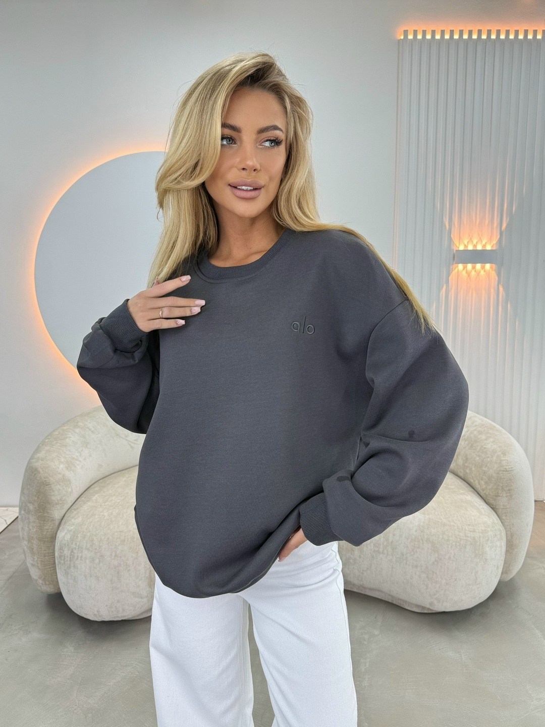 розовый свитшот,свитшот женский оверсайз,свитшот оверсайз без начеса базовый mi&ke,женский свитшот,свитшот оверсайз