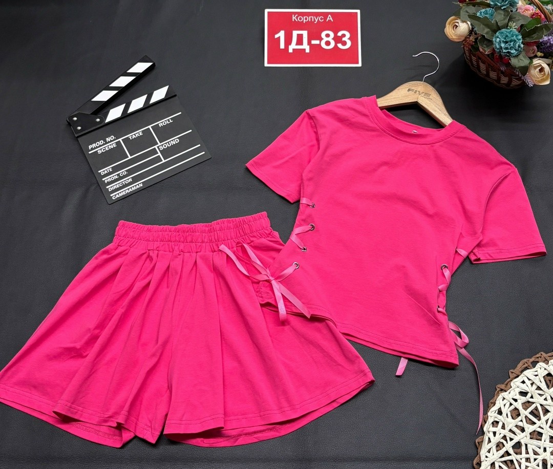 костюм для девушек,летние костюмы,комплект костюм,костюм фиолетовый,костюм для девочек