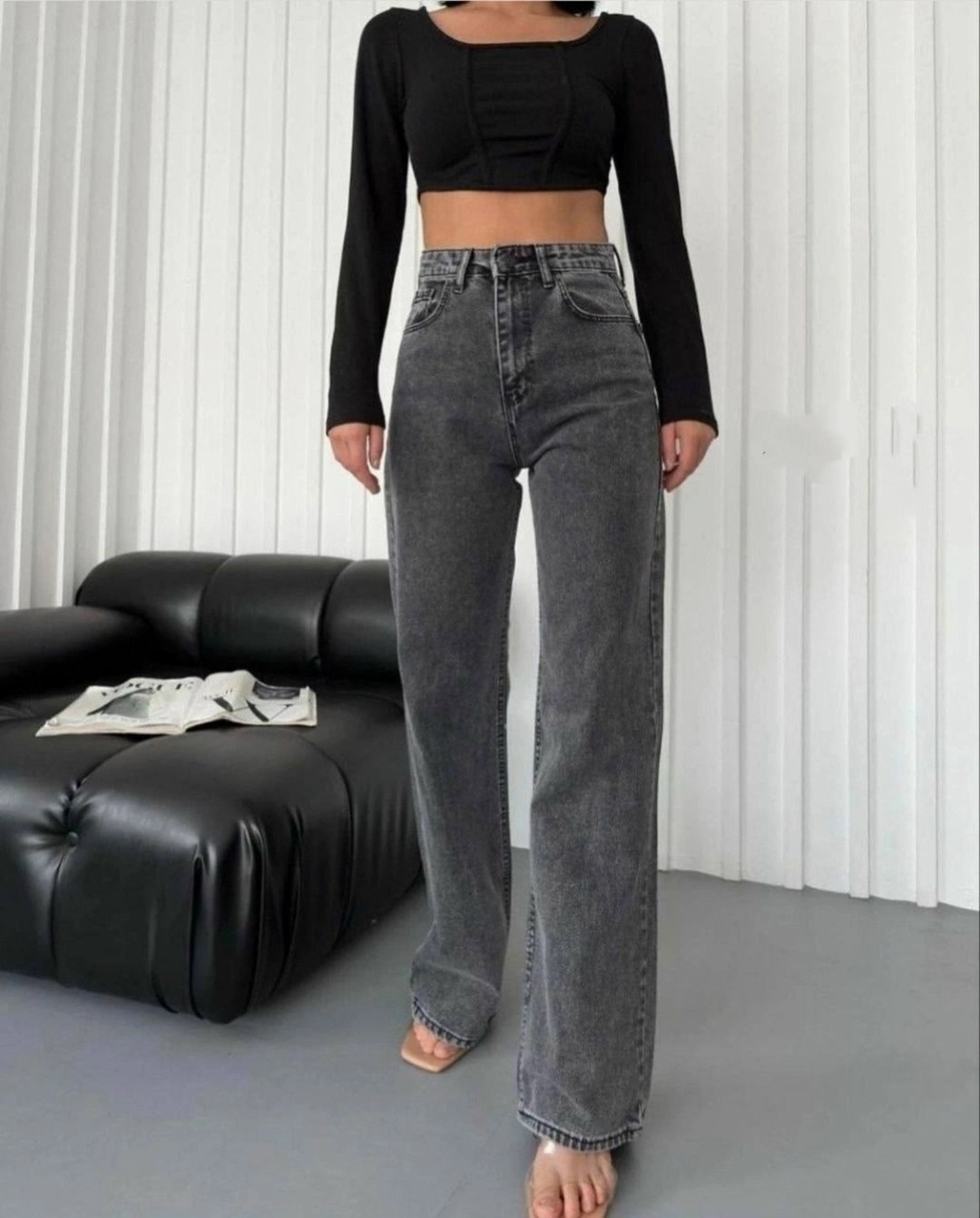 джинсы трубы женские,джинсы клеш широкие с высокой посадкой,широкие джинсы,джинсы клёш,серые джинсы широкие
