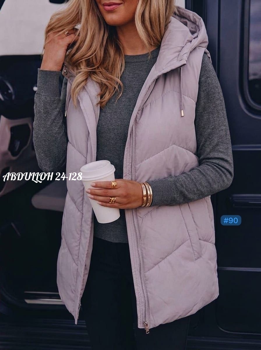 жилетка женская,жилет женский,жилетка удлиненная,жилет,жилетка с капюшоном