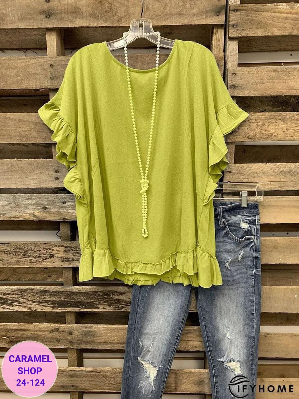 блузка свободного кроя,блузка женская,блузка бохо,блузка с оборками,повседневная блузка