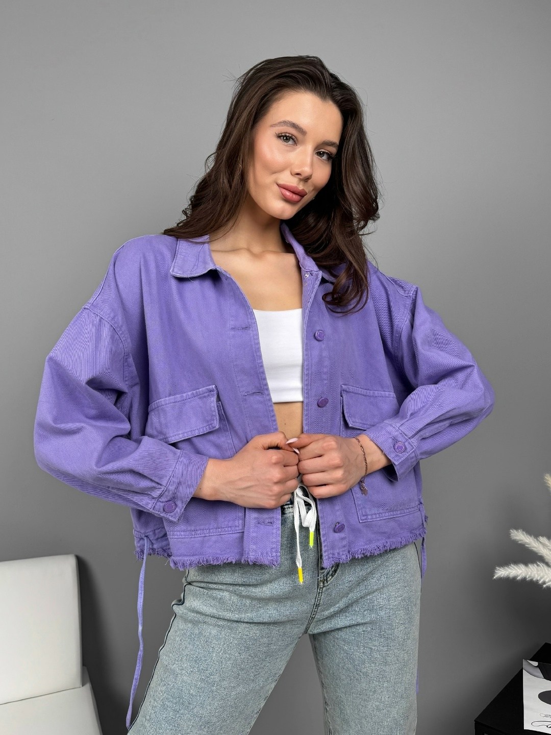 куртка джинсовая женские,джинсовая куртка,фиолетовая джинсовая куртка,фиолетовая джинсовая повседневная куртка,джинсовая куртка оверсайз