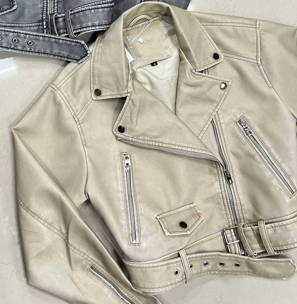 куртка косуха,куртка косуха женская из экокожи,косуха серая винтажная куртка кожаная оверсайз aftfbasic,кожаная куртка косуха,серая косуха