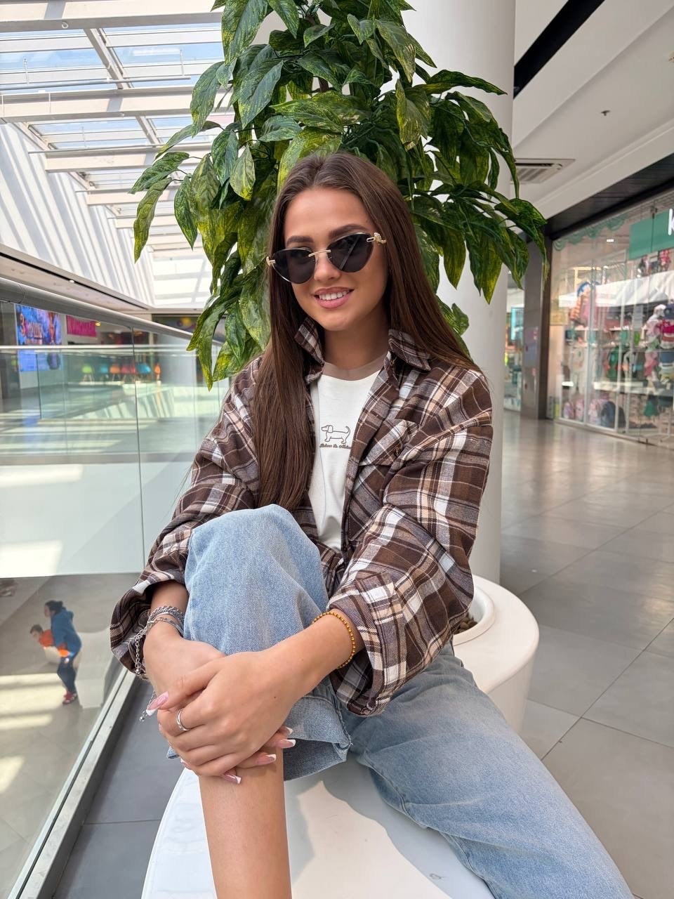 рубашка в клетку оверсайз на кнопках,рубашка в клетку оверсайз на кнопках golubkova,рубашка женская в клетку оверсайз,рубашка женская в клетку,рубашка оверсайз клетка