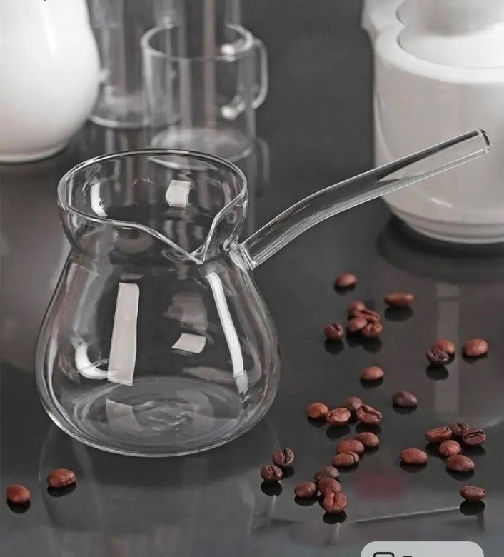 стеклянная турка,турка для кофе стеклянная,турка,турка стеклянная студио 650,стеклянное чайники