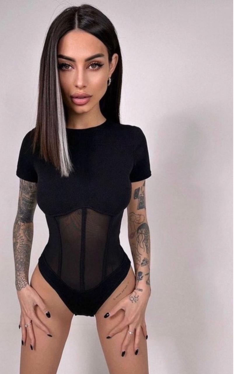 черное боди лапша,женские боди,стильное боди,боди лапша,боди с длинным рукавом женский