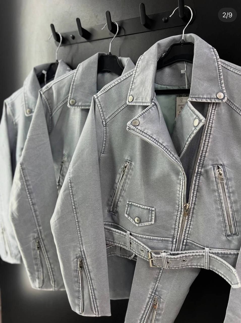 куртка косуха,куртка косуха женская из экокожи,косуха серая винтажная куртка кожаная оверсайз aftfbasic,кожаная куртка косуха,серая косуха