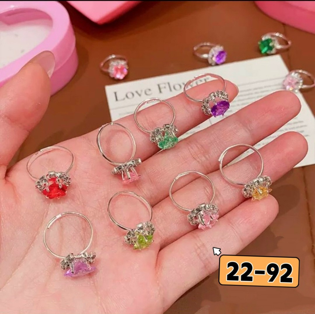 набор колечек для девочки,кольца для девочек набор,детские колечки,набор детских колечек,детские кольца