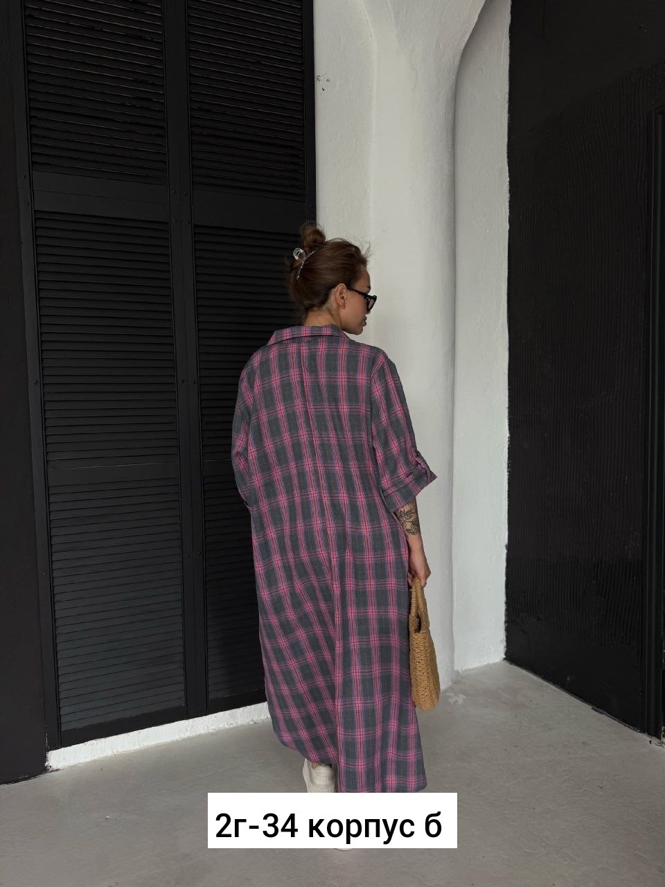 женская рубашка,рубашка в клетку оверсайз удлиненная,рубашка в клетку оверсайз vizay,платье рубашка,рубашка женская оверсайз в клетку