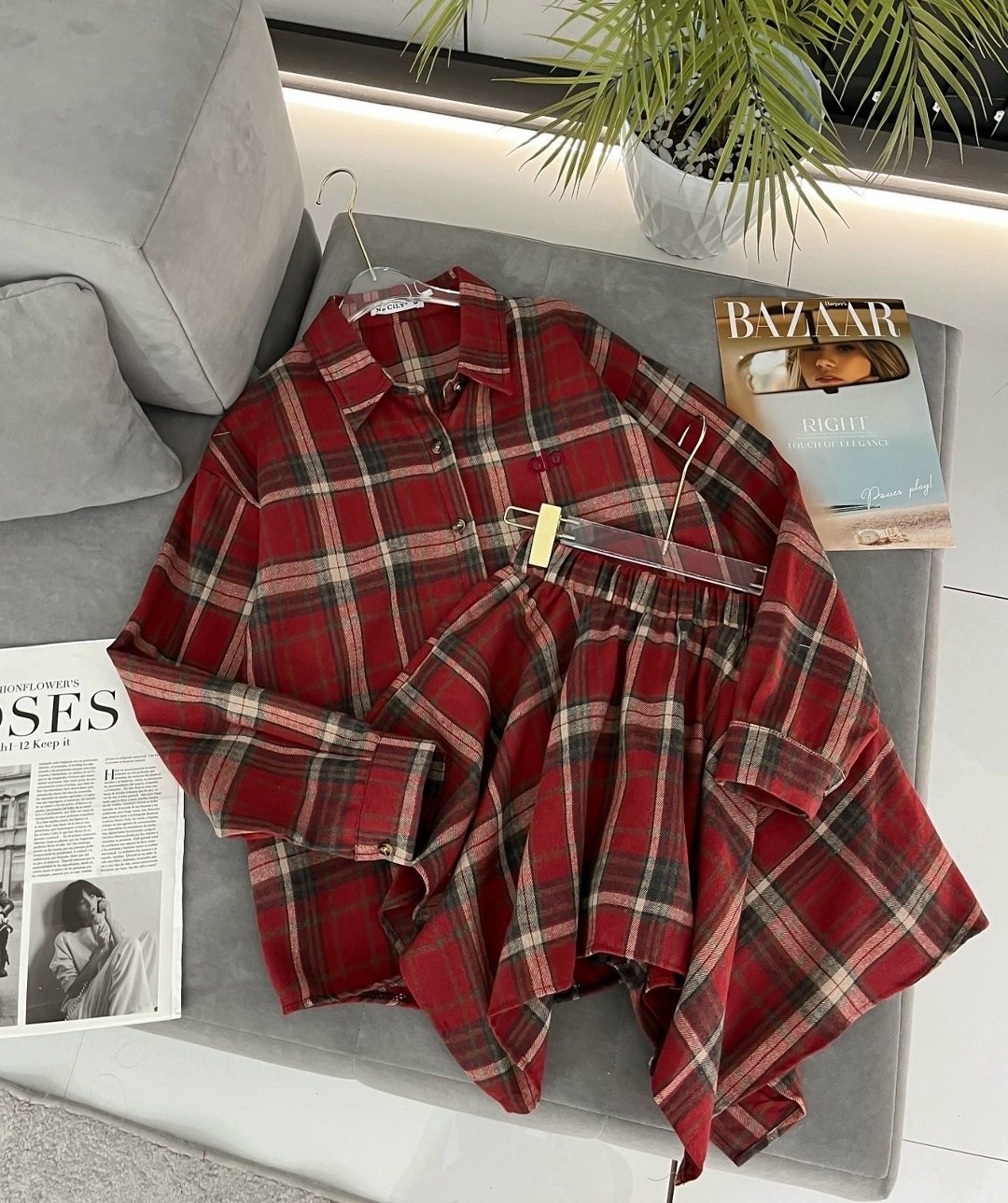 рубашка женская в клетку,костюм в клетку,рубашка в клетку,женская рубашка,костюм с юбкой и рубашкой в клетку