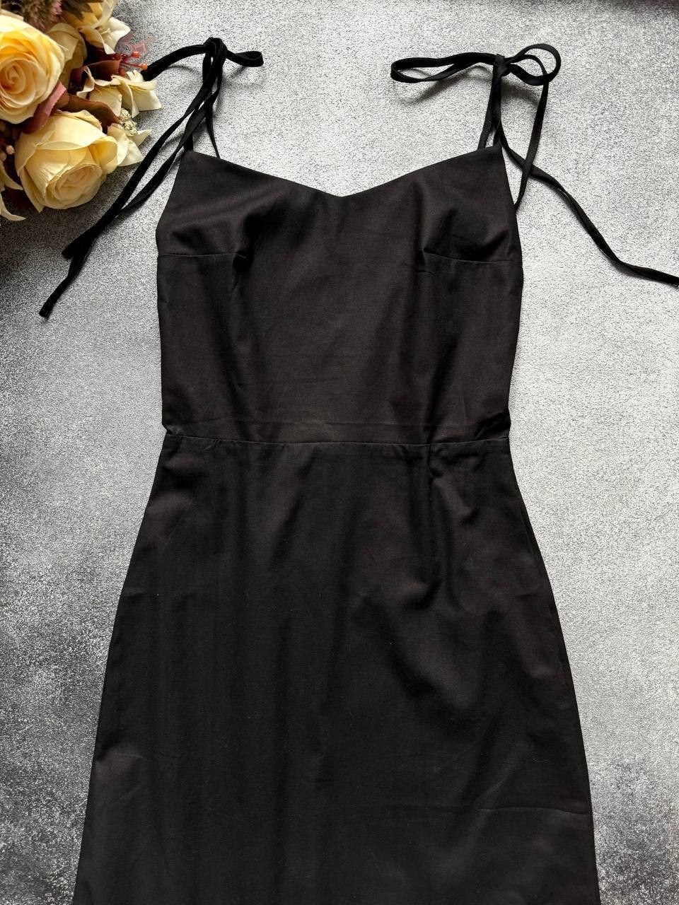 платье на бретелях,платье на шнуровке черное,сарафан с открытой спинкой,платья,платье сарафан