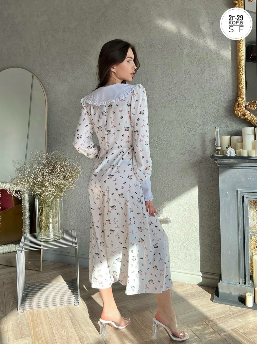 платье женское с воротником,платье с воротником,платье,стильное платье с воротником,платье женское стильное