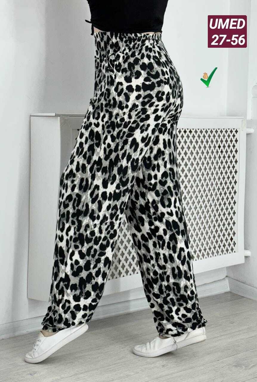леопардовые брюки,леопардовые штаны,брюки с леопардовым принтом,штаны женские,женские брюки 88060 леопард