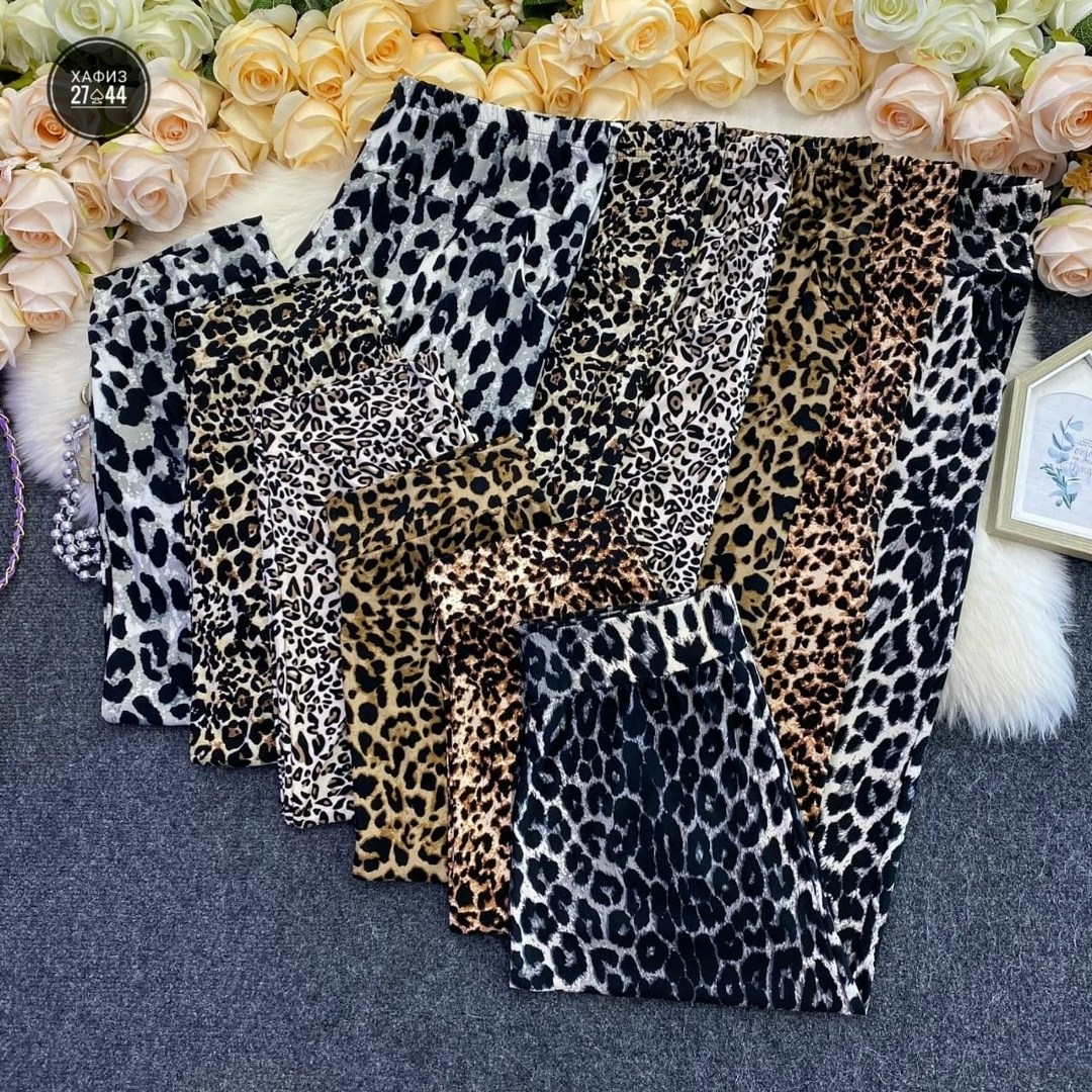 леопардовые штаны,штаны женские,женские брюки,леопардовые брюки,брюки женские спортивные с леопардовым принтом