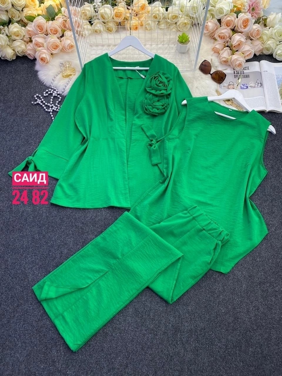 оранжевый брючный костюм,брючные костюмы женские,женские костюмы,летний брючный костюм,костюм повседневный