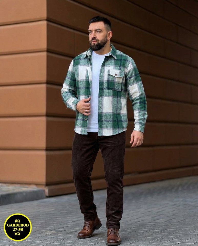 рубашка мужская в клетку,рубашка мужская,рубашка на флисе утепленная le valdo,рубашка мужская большие размеры,флисовая рубашка