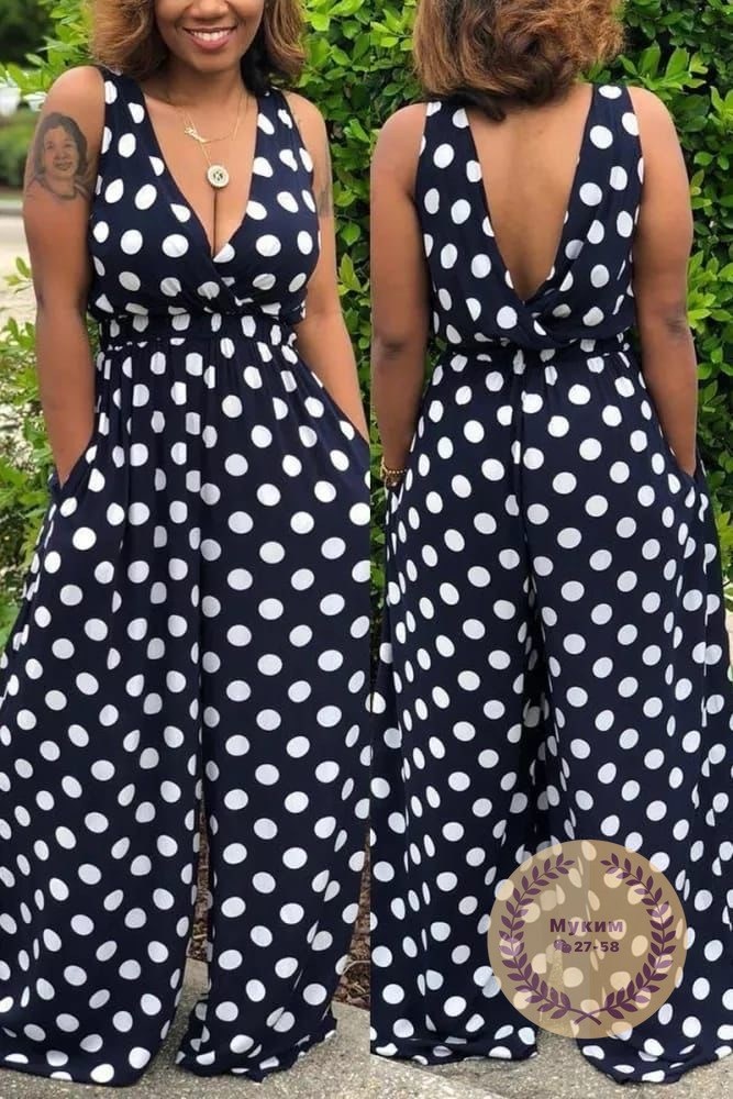 комбинезон летний женский,комбинезон в горох женский,элегантные комбинезоны,женские комбинезоны,платья в горошек