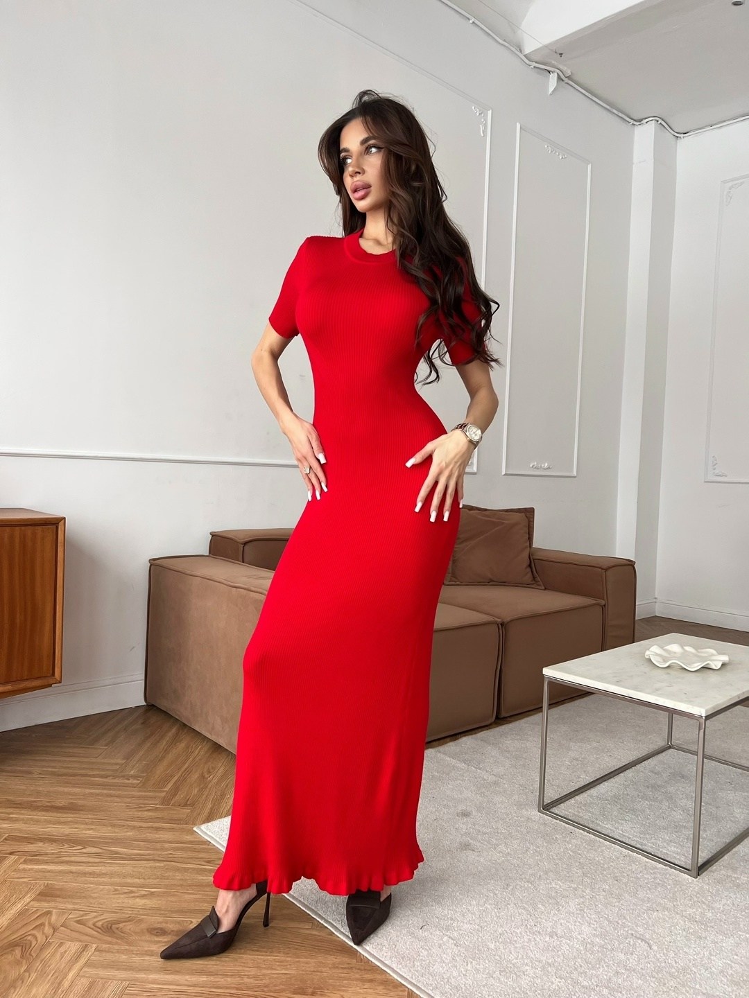 облегающее платье,трикотажное платье,красное облегающее платье,платье женской,платье с бантом