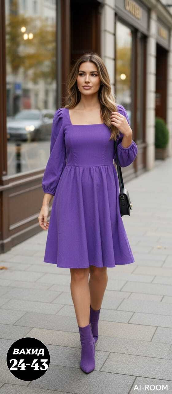 женские повседневные платья,платье женской,платья,платье женское сиреневое,платье сиреневое