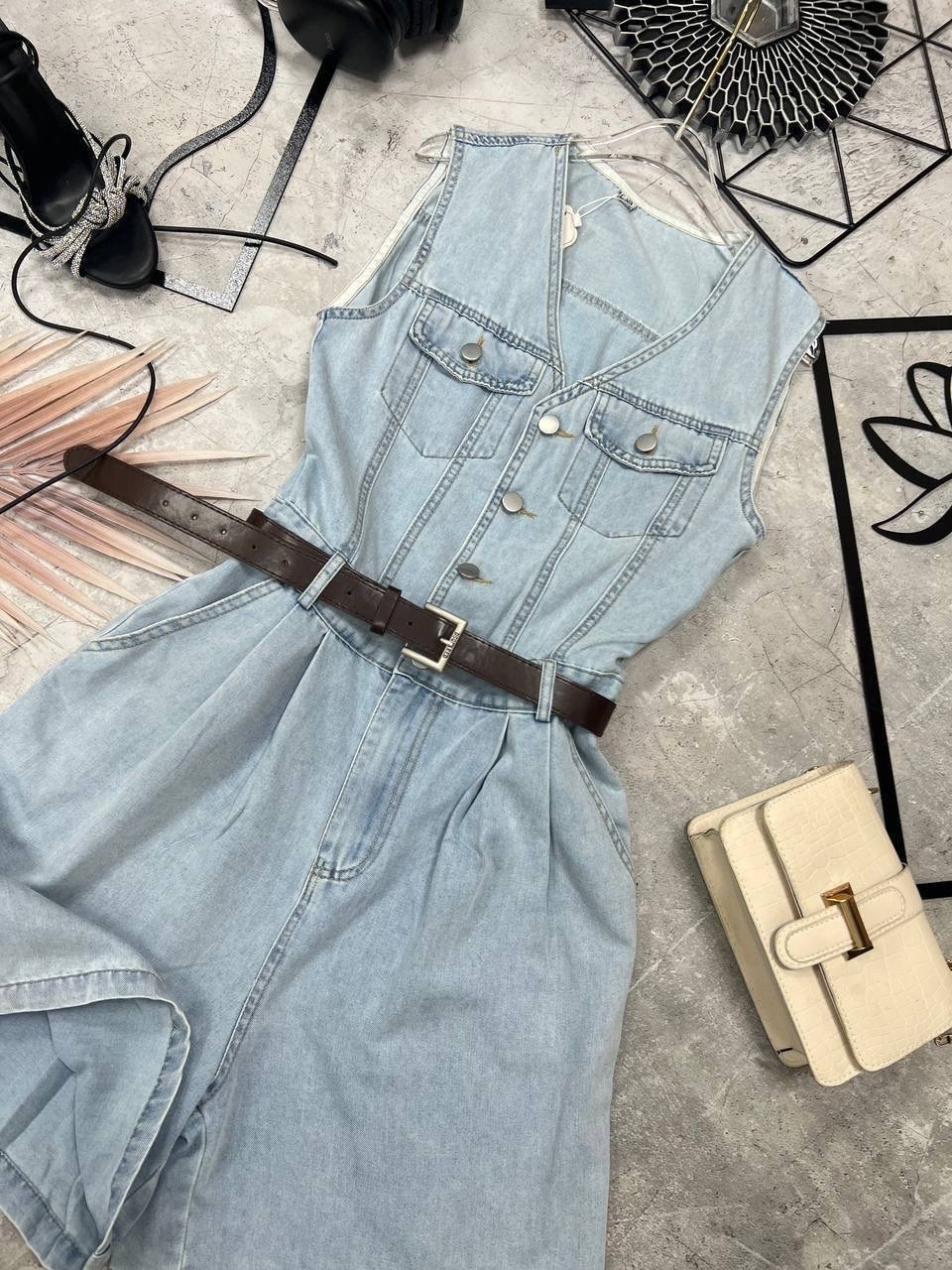 женские джинсовые комбинезоны без рукавов,комбинезон женский джинсовый,летний комбинезон короткий джинсовый,корейские джинсовые комбинезоны,комбинезон джинсовый