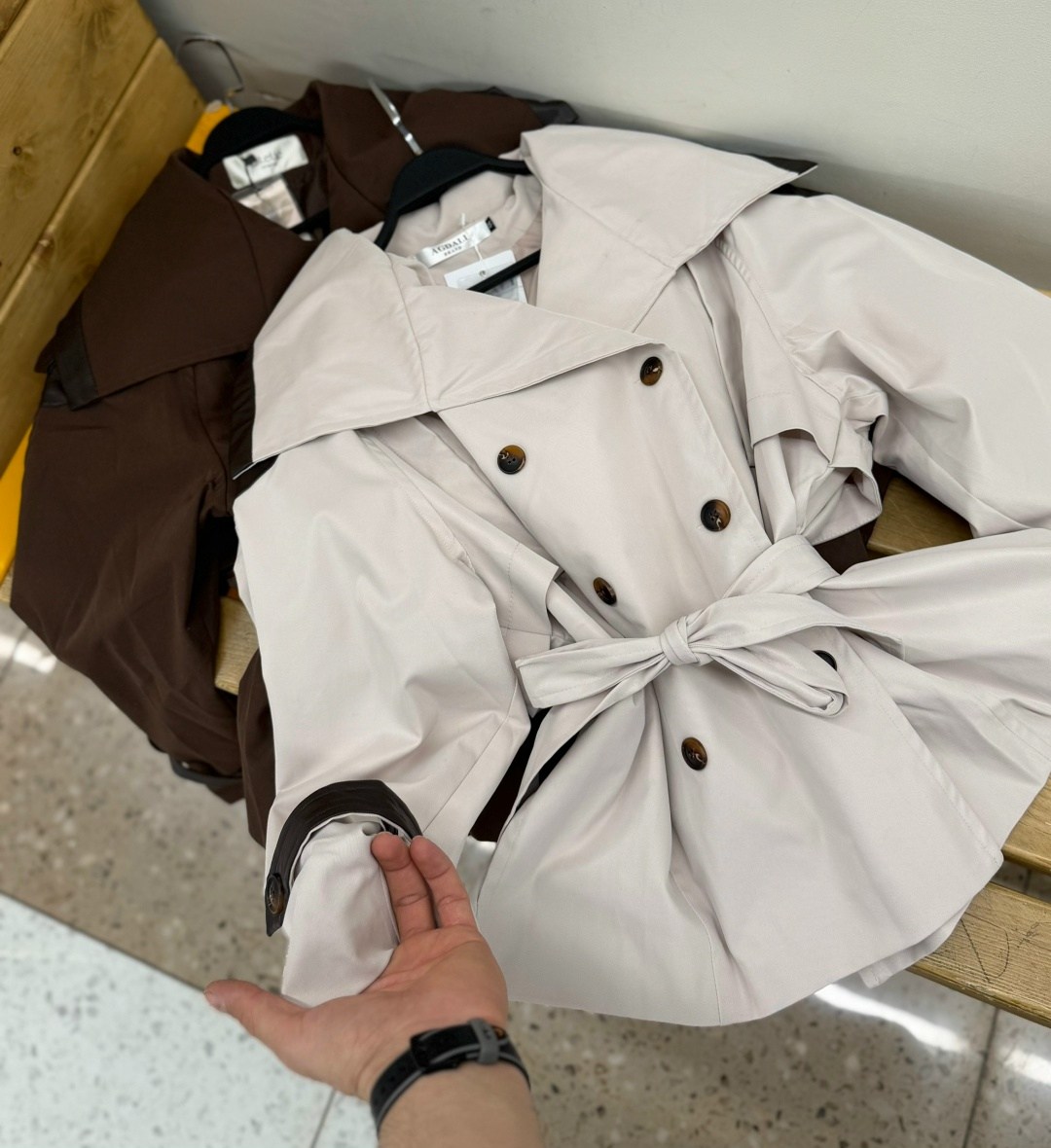 демисезонная куртка,куртка тренч,плащ тренч женский,тренч,бежевый тренч