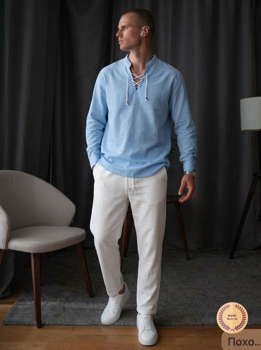 льняная рубашка мужская,рубашка льняная,мужская мода,рубашка мужская,повседневная рубашка