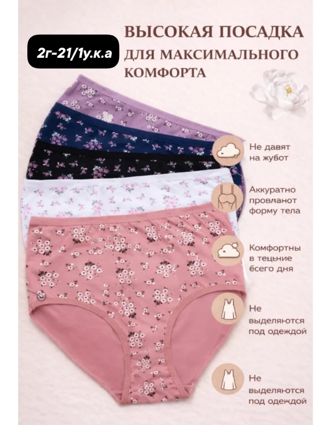 трусы женские набор хлопок с высокой посадкой 5 шт. s.ama,комплект трусов женские,комплект трусов,трусы женские набор хлопок,трусы женские набор хлопок с высокой посадкой 5 шт. s.ama 251318176