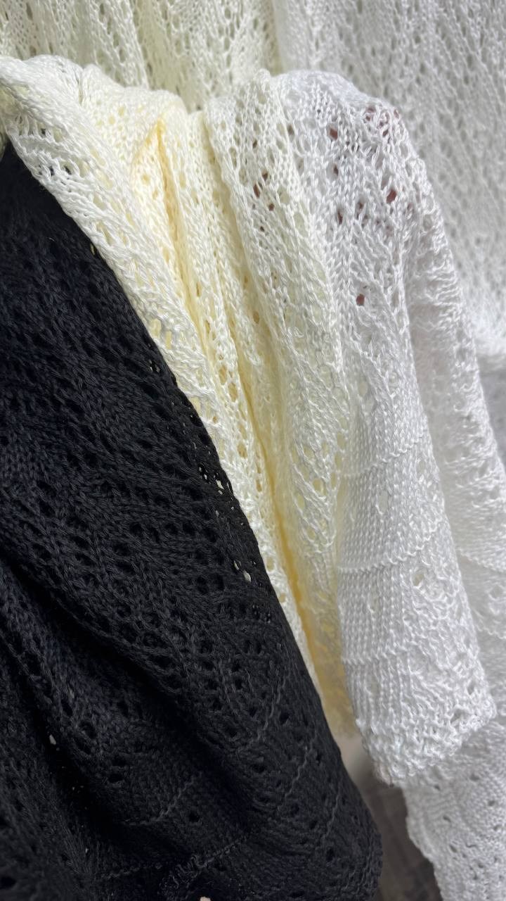 платье спицами,белое платье спицами,ажур спицами,вязаное летнее платье,узор спицами