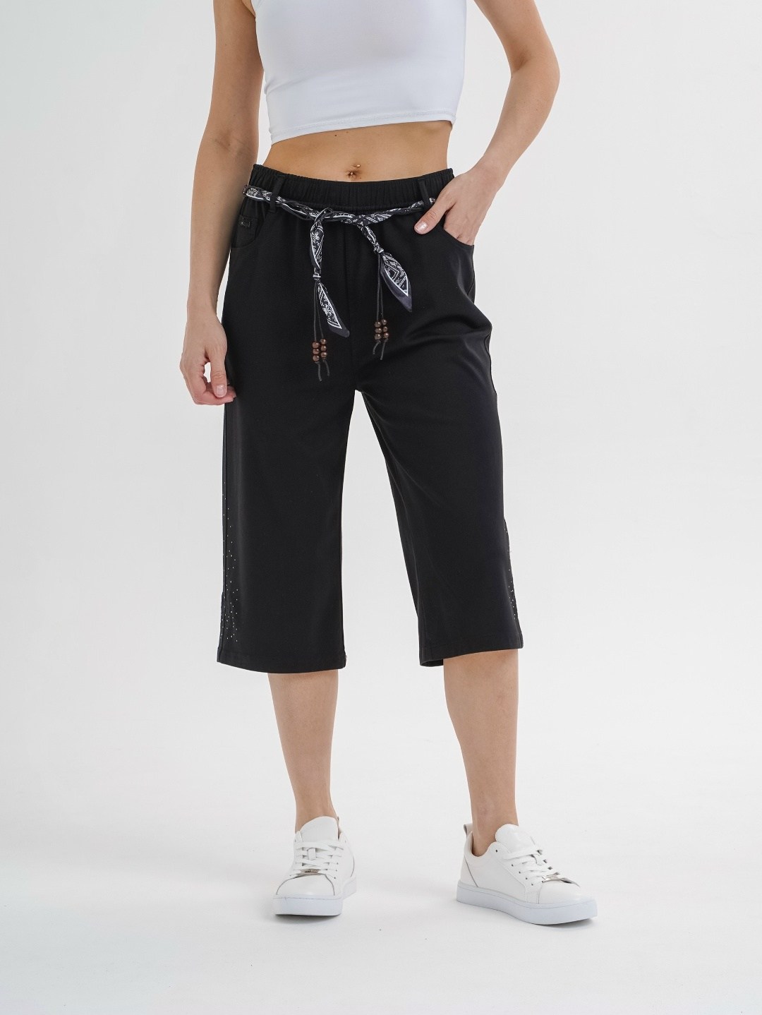 бриджи женские,брюки капри,повседневные брюки,кюлоты брюки,серые бриджи