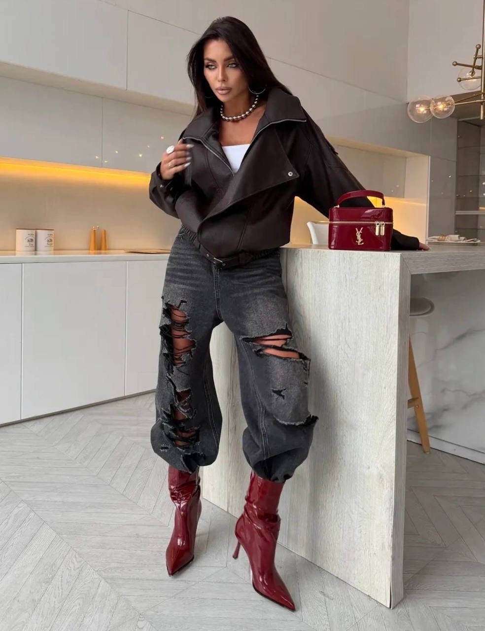 косуха куртка кожаная оверсайз chauzi,куртка косуха h&f b женская оверсайз арт: 28918766,женская кожаная куртка косуха оверсайз,куртка кожаная (косуха оверсайз),косуха оверсайз кожаная куртка демисезо