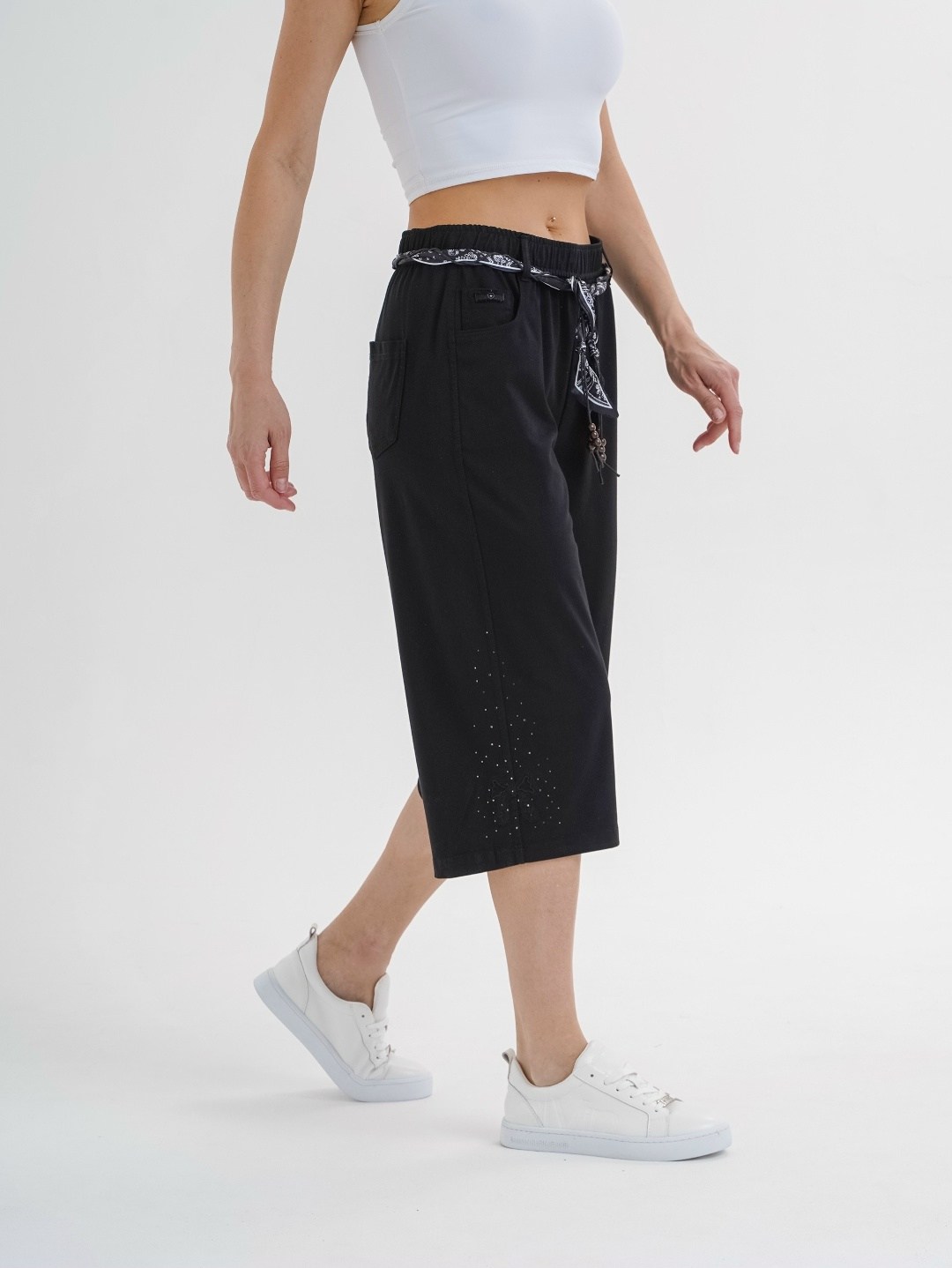 бриджи женские,брюки капри,повседневные брюки,кюлоты брюки,серые бриджи