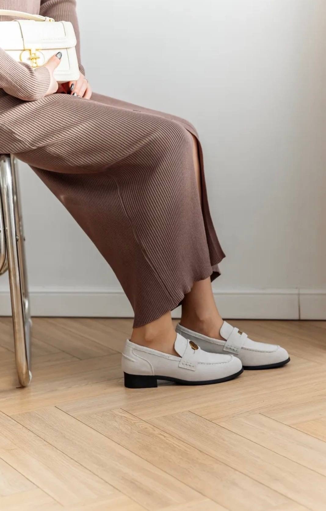 ,женские лоферы,loro piana лоферы женские,женская ,бежевые лоферы