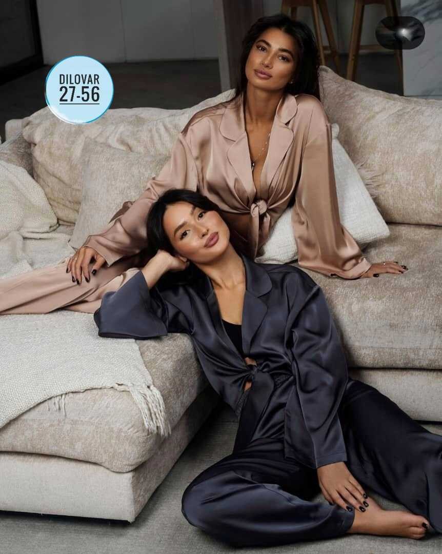 шелковая женская пижама,атласный костюм,костюм брючный,пижама со штанами шелковая,пижама женская