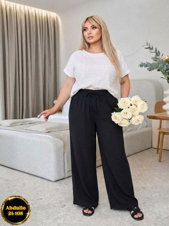 брюки для полных,широкие брюки большого размера,широкие брюки,брюки для полных женщин,брюки женские широкие