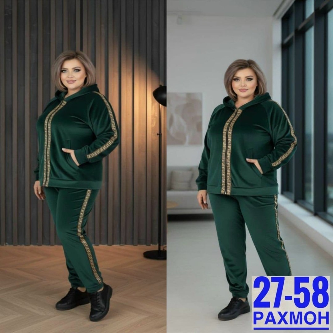 спортивные костюмы женские,велюровый спорт костюм больших размеров,на полных велюровый спортивный костюм,костюм двойка,велюровый костюм больших размеров