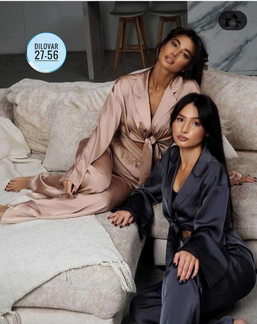 шелковая женская пижама,атласный костюм,костюм брючный,пижама со штанами шелковая,пижама женская