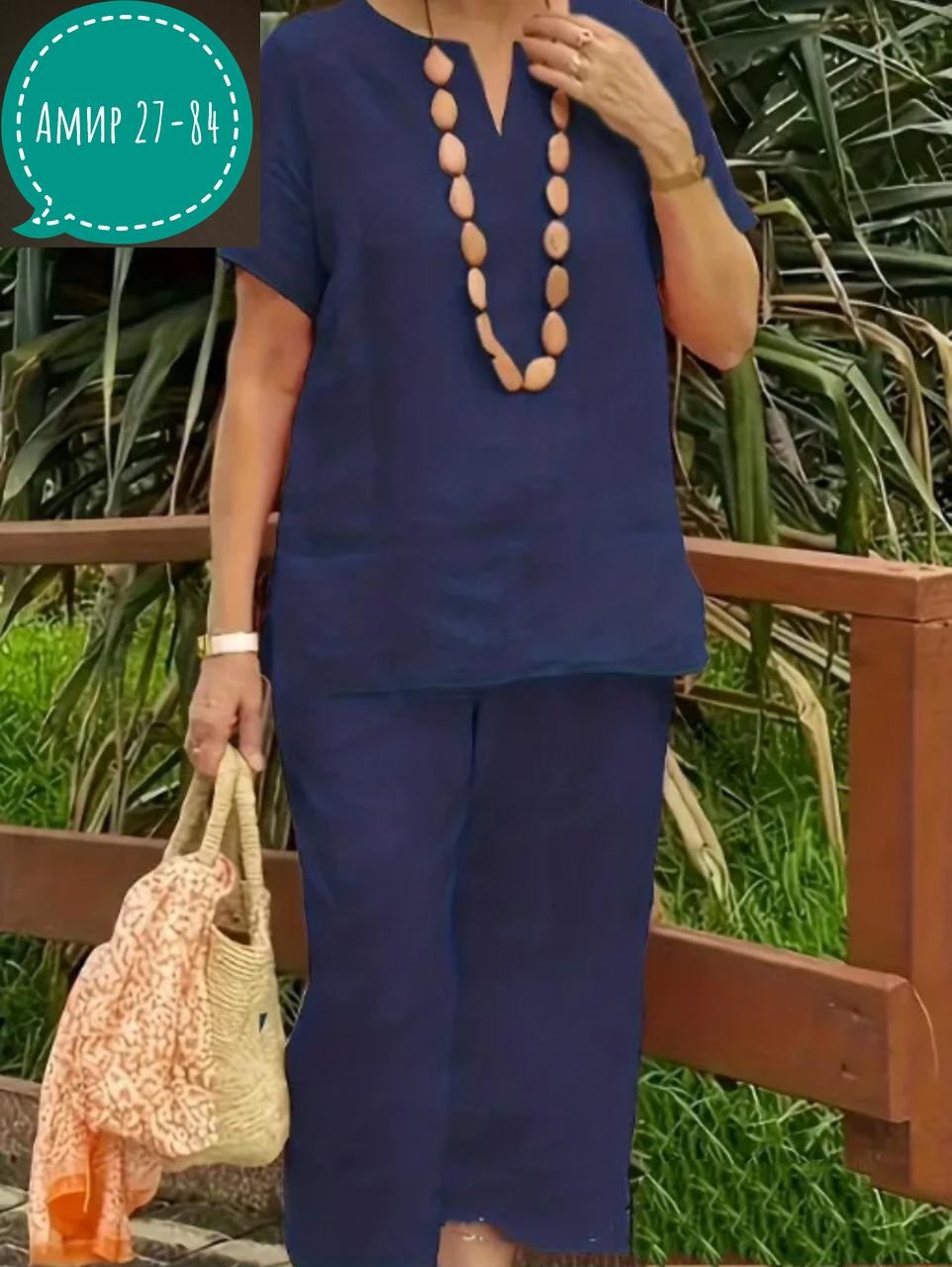 летние костюмы женские,летние брючные костюмы для полных женщин,женский костюм свободного кроя,женский летний костюм из хлопка и льна,костюм женский из хлопка