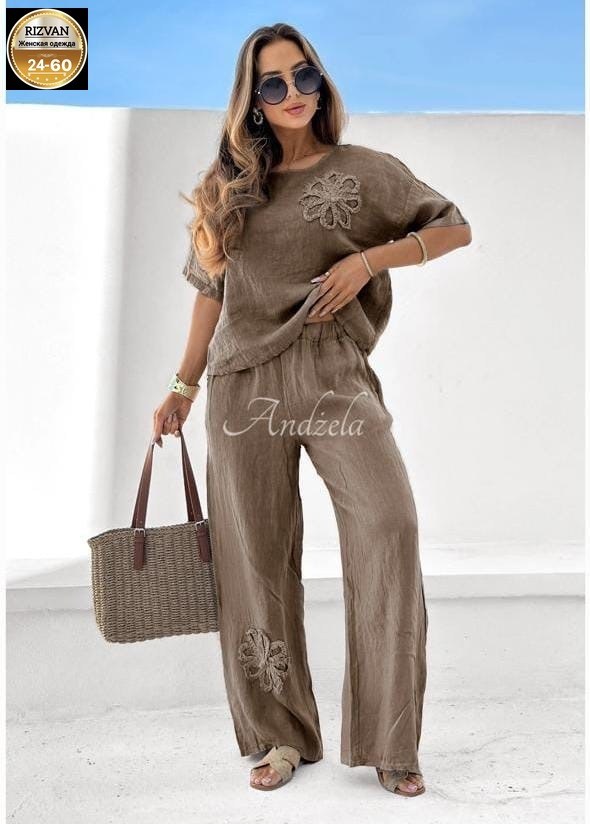 костюм с брюками нарядный,костюм женский двойка с брюками,костюм с брюками,брючный костюм элегантный,брючный костюм из льна