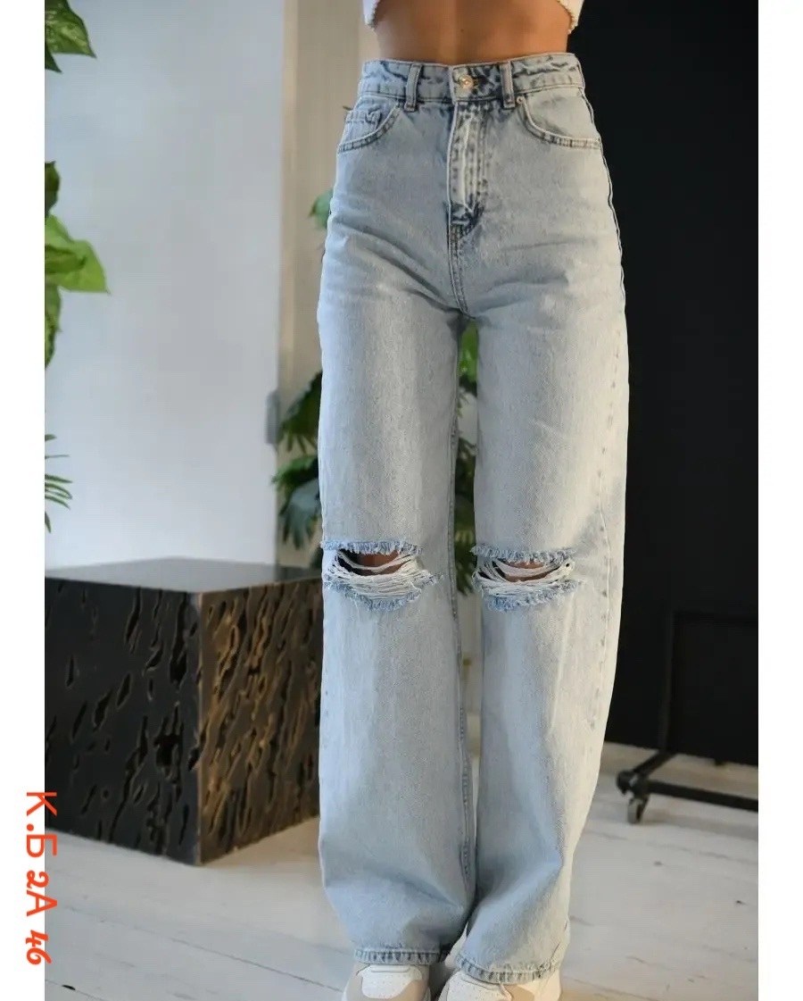 женские джинсы широкие,широкие рваные джинсы трубы,джинсы широкие,джинсы трубы рваные,джинсы широкие трубы клеш