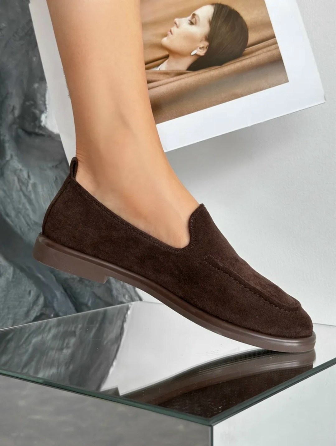 ,лоферы замш,лоферы женские,лоферы замшевые, женская