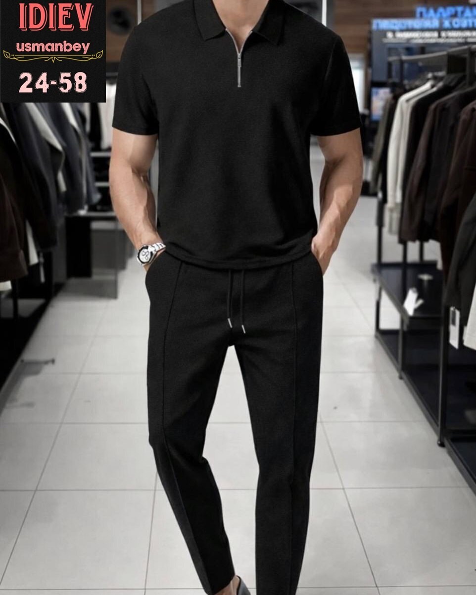 мужские спортивные костюмы,костюм брючный с поло футболкой martin wear 420739162,костюм летний мужской,трикотажный костюм мужской,костюм брюки мужские
