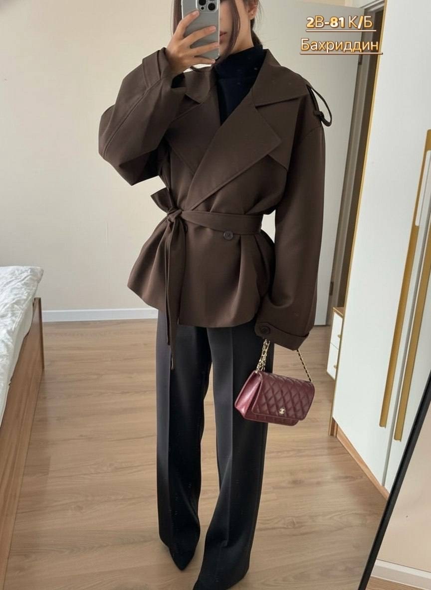 женский тренч,короткий тренч,тренч с поясом,плащ женский,тренч
