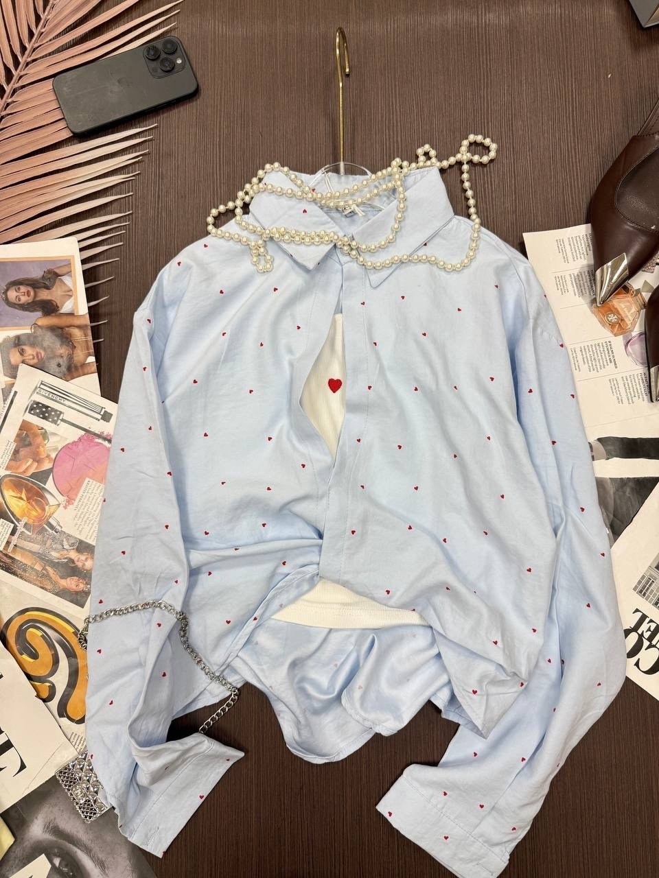 повседневная блуза,женская рубашка,шифоновая блузка в горошек,рубашка женская стильная,модная блузка