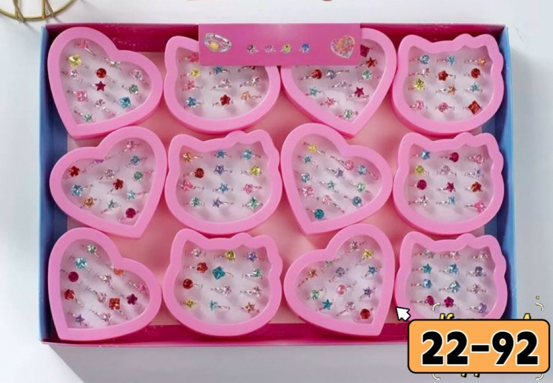 набор колечек для девочки,кольца для девочек набор,детские колечки,набор детских колечек,детские кольца