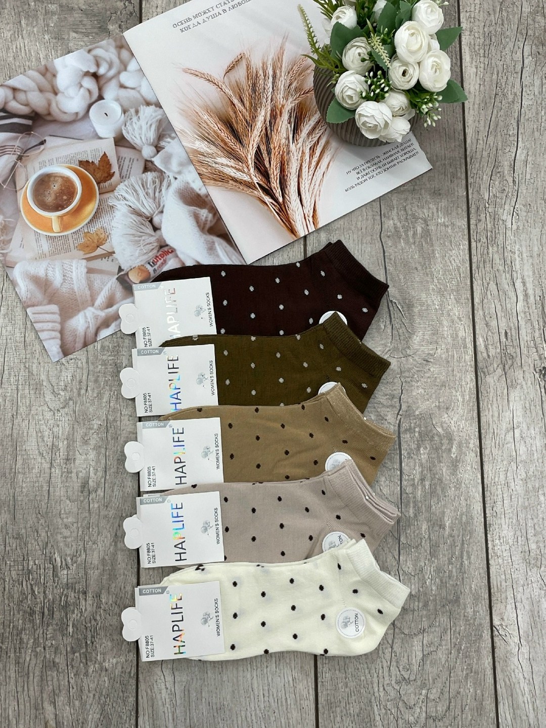 носки короткие,женские носки,носки в горошек,хлопковые носки,носки