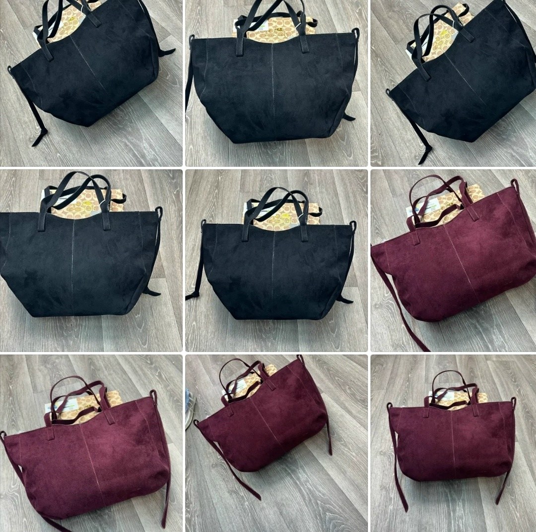 сумка тоут женская замшевая polina & eiterou черная,большая сумка шоппер из натуральной замши черный,сумка шоппер женская через плечо замшевая,замшевая сумка,замшевая сумка женская