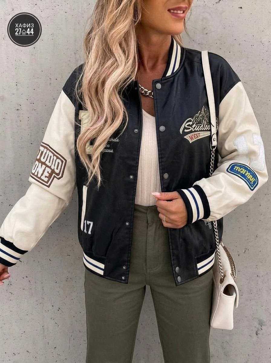 куртка бомбер,бомбер женский,кофта бомбер,бомбер оверсайз куртка из экокожи c&h style,бомбер