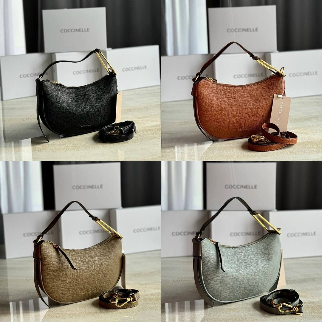 сумка coccinelle,женская сумка coccinelle,сумка coccinelle натуральная кожа,сумка через плечо coccinelle c-easy small цвет noir,женская сумка